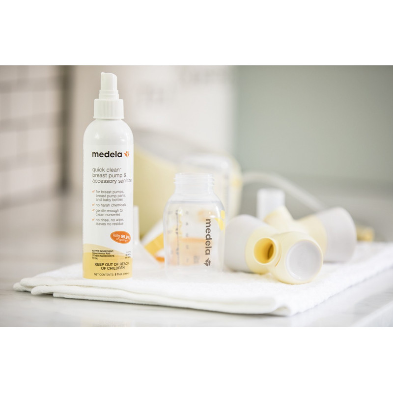 Medela Quick Clean Breast Pump & Accessory Sanitizer Spray