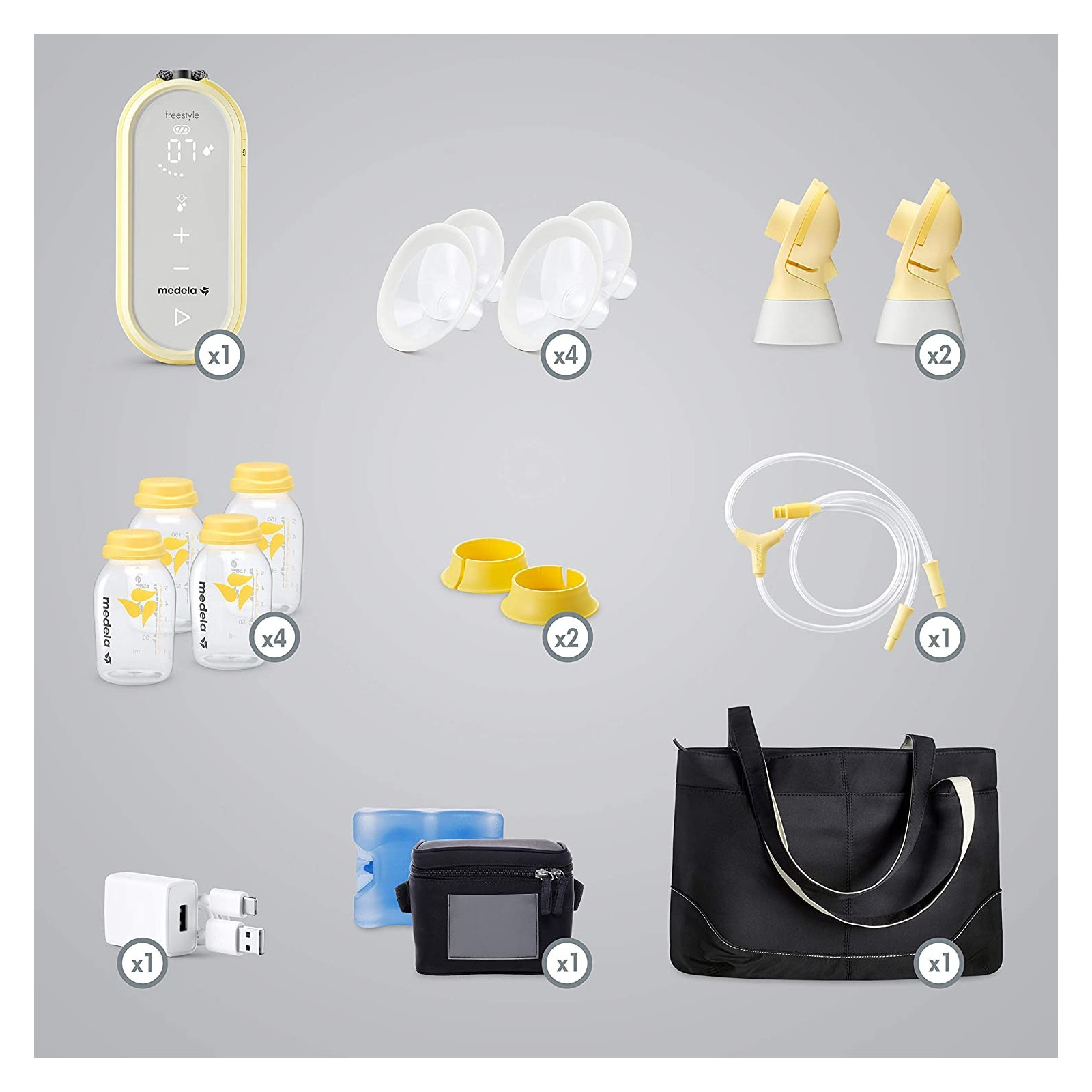 Medela® Freestyle Flex™ Portable Double Electric Breast Pump with Bag