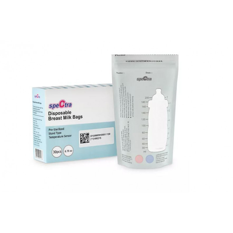 Spectra Disposable Sterile Breast Milk Bags, 90Count