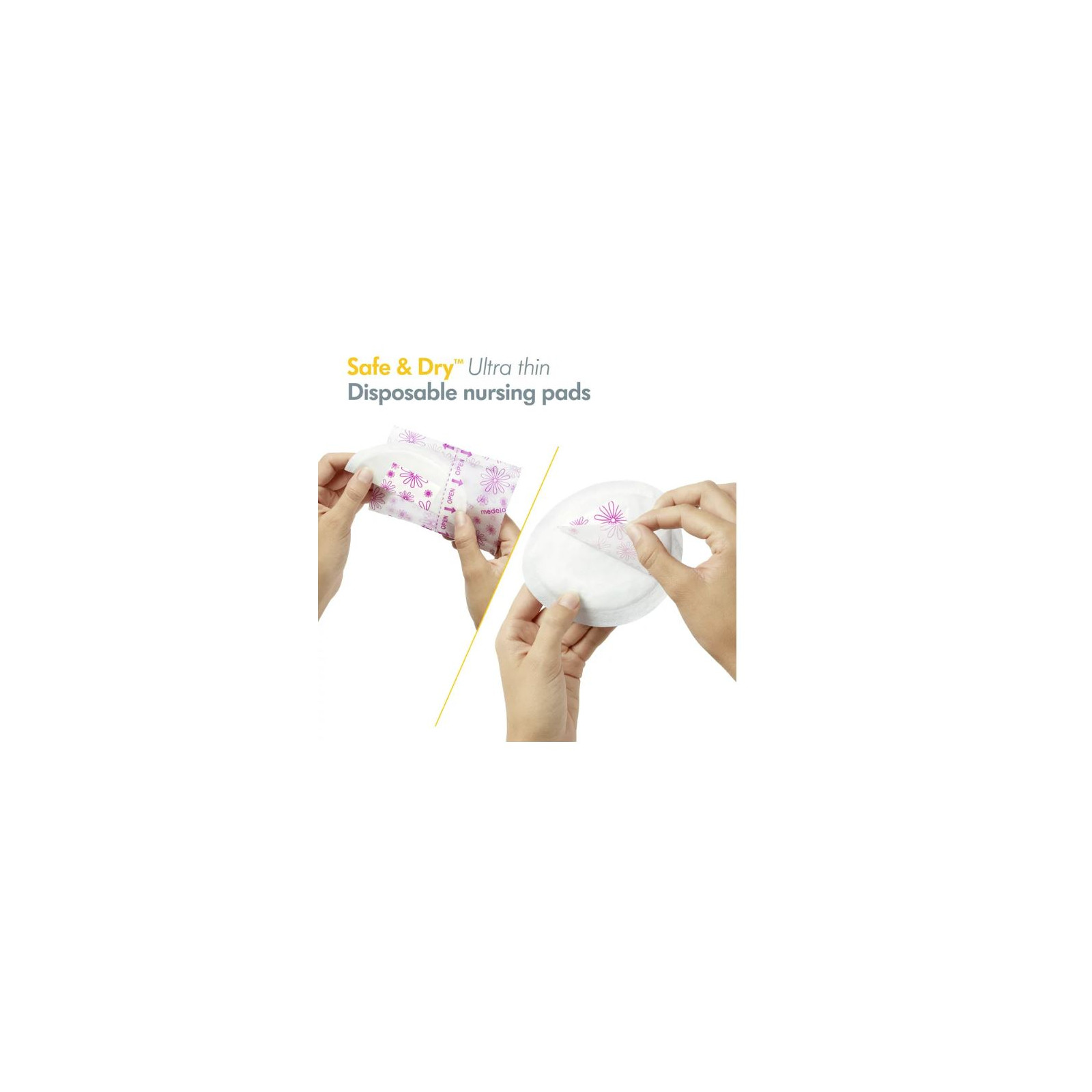 Medela Safe & Dry™ Ultra thin disposable nursing pads 30 Count 