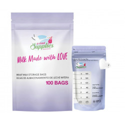 Milk Bags With Heart 100 Count