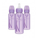 Dr. Browns Anti Colic Purple Bottles, 3 pack