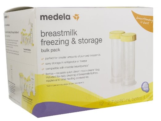 Medela Breastmilk Freezing Storage 12 Bottle Set